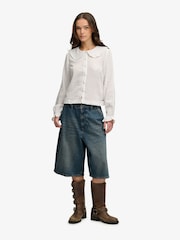 Superdry White Collared Blouse - Image 4 of 5