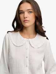 Superdry White Collared Blouse - Image 5 of 5