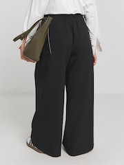 Simply Be Black Tailored Wide Leg Trouser - Image 4 of 4