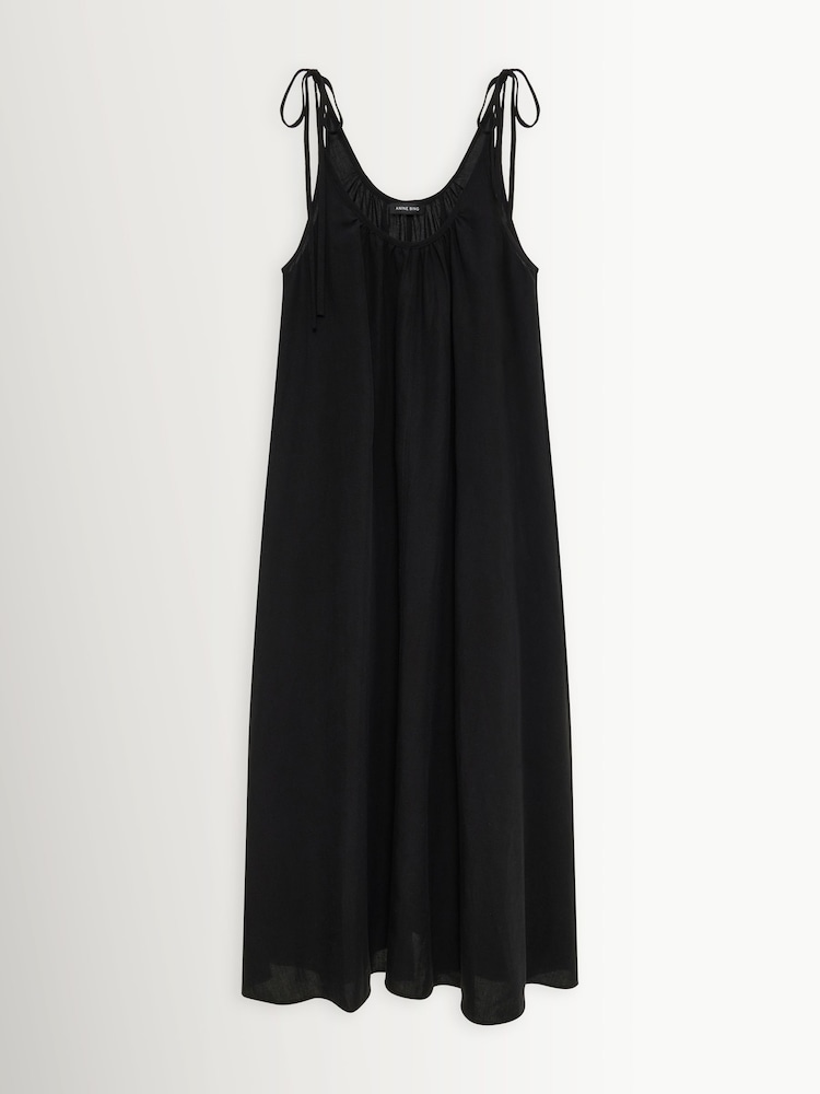 ANINE BING Black Flora Dress - Image 3 of 3