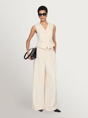 ANINE BING Cream Mario Vest - Image 3 of 5