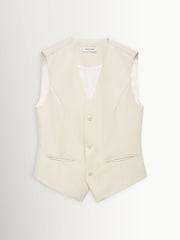 ANINE BING Cream Mario Vest - Image 4 of 5