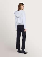 ANINE BING Grey Casper Zip-Up Hoodie - Image 2 of 5