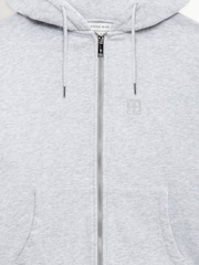 ANINE BING Grey Casper Zip-Up Hoodie - Image 5 of 5