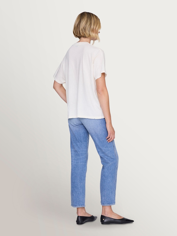 ANINE BING White Wildflowers Cade T-Shirt - Image 2 of 3