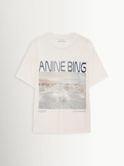ANINE BING White Wildflowers Cade T-Shirt - Image 3 of 3