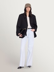 ANINE BING Green Washed Smoke Jeremy Baseball Cap - Image 1 of 3