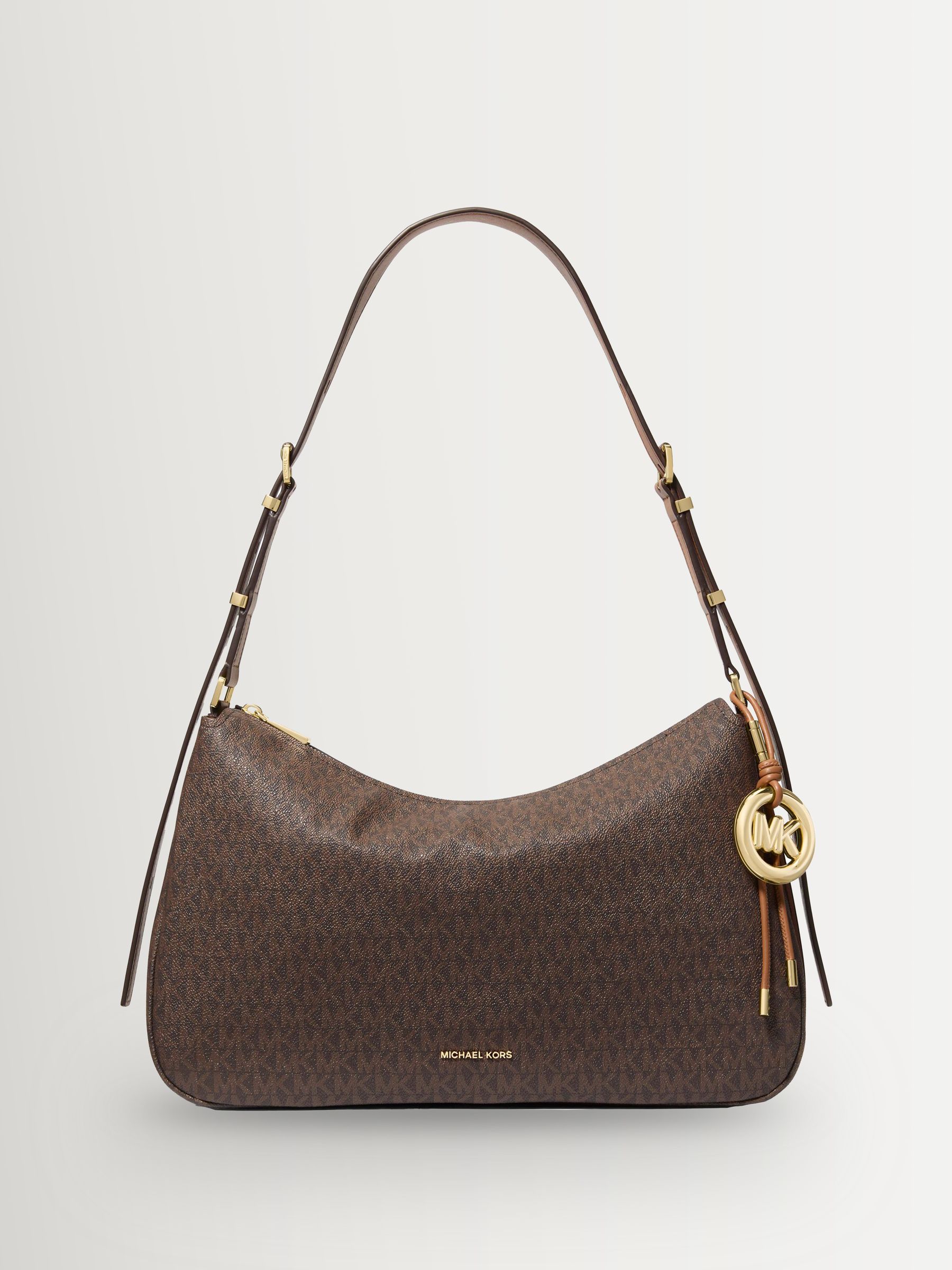 Buy Michael Kors Brown/Acorn Nolita Medium Shoulder Bag from Next USA