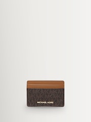 Michael Kors Brown Jet Set Card Holder - Image 1 of 1