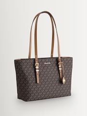 Michael Kors Brown/Acorn Quinn Medium Tote Bag - Image 7 of 10