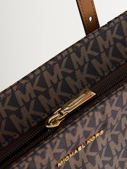 Michael Kors Brown/Acorn Quinn Medium Tote Bag - Image 8 of 10