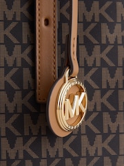 Michael Kors Brown/Acorn Quinn Medium Tote Bag - Image 9 of 10