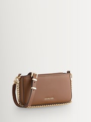 Michael Kors Brown Bryant Small Cross-body Pouchette Bag - Image 6 of 10