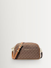 Michael Kors Brown Jet Set Small Camera Cross-Body Bag - Image 1 of 3