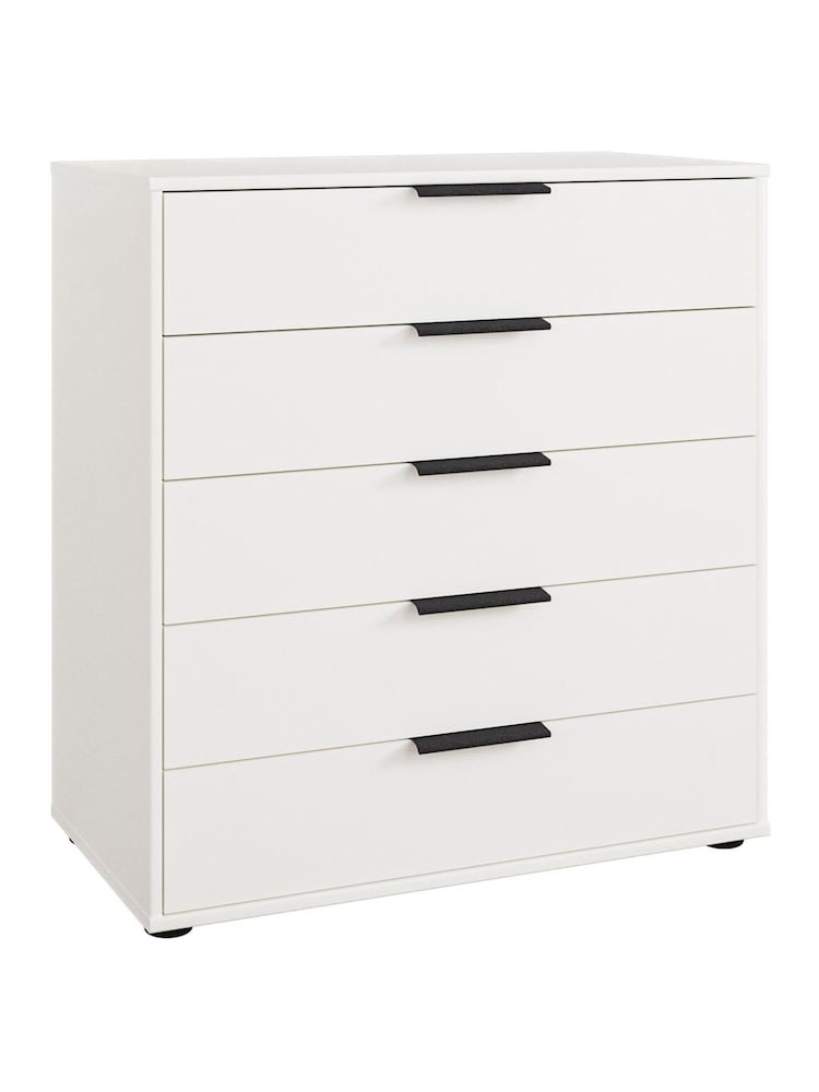 Wiemann White Philadelphia 5 Drawer Chest - Image 2 of 3 Wiemann White Philadelphia 5 Drawer Chest - Image 2 of 3