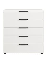 Wiemann White Philadelphia 5 Drawer Chest - Image 3 of 3