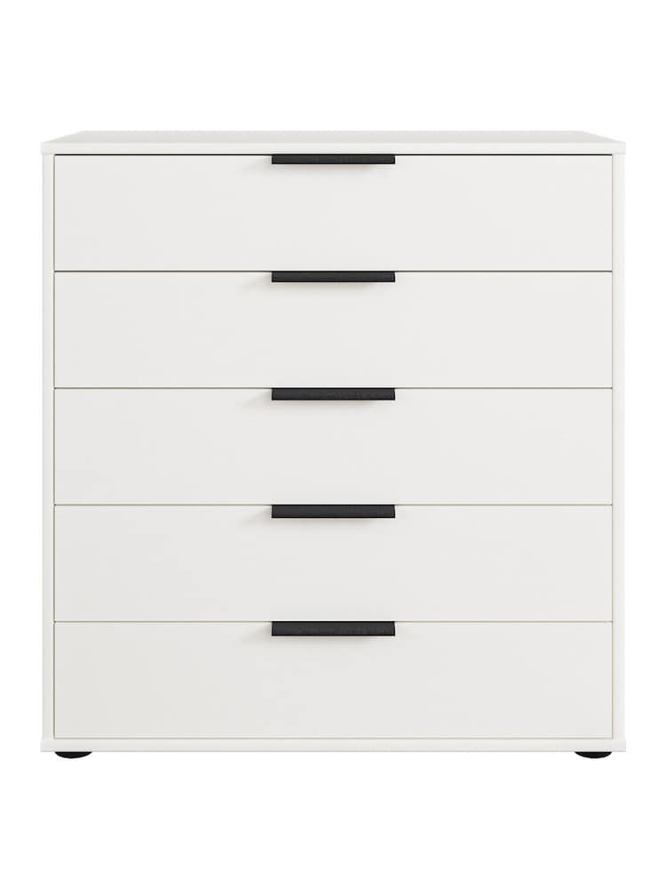 Wiemann White Philadelphia 5 Drawer Chest - Image 3 of 3 Wiemann White Philadelphia 5 Drawer Chest - Image 3 of 3