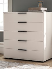 Wiemann Champagne Cream Philadelphia 5 Drawer Chest - Image 1 of 3