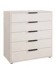 Wiemann Champagne Cream Philadelphia 5 Drawer Chest - Image 2 of 3