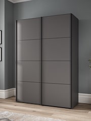 Wiemann Lava Grey Philadelphia 1.5m Sliding Wardrobe - Image 1 of 4