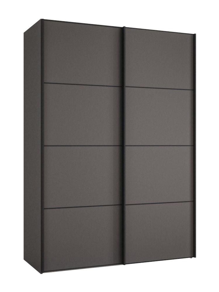 Wiemann Lava Grey Philadelphia 1.5m Sliding Wardrobe - Image 2 of 4 Wiemann Lava Grey Philadelphia 1.5m Sliding Wardrobe - Image 2 of 4