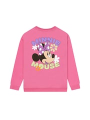 Character Pink Minnie Mouse Girls Sweatshirt - Image 4 of 12