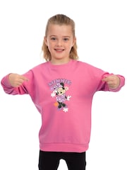 Character Pink Minnie Mouse Girls Sweatshirt - Image 9 of 12
