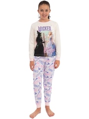 Character Cream Wicked Friends For Good Long Pyjamas Set For Girls - Image 7 of 10