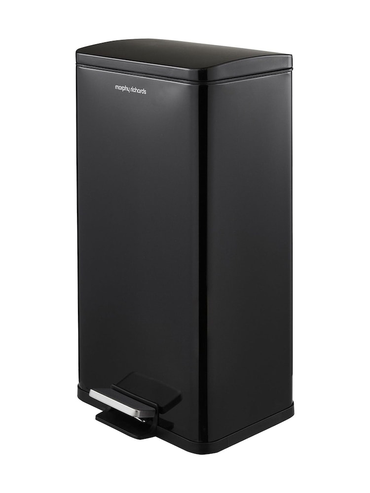 Morphy Richards Black Rectangular Kitchen Bin 30L - Image 4 of 4 Morphy Richards Black Rectangular Kitchen Bin 30L - Image 4 of 4