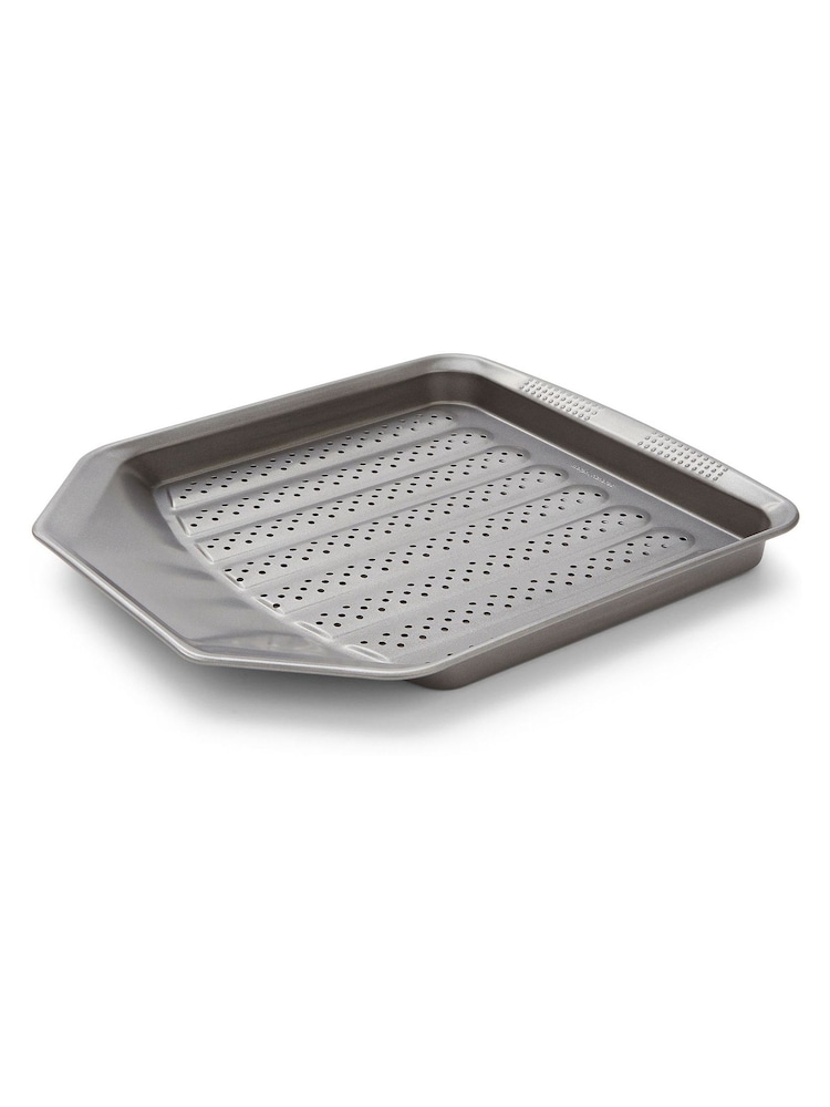Morphy Richards Silver/Grey Pizza Pan and Crisper Tray Set - Image 6 of 6 Morphy Richards Silver/Grey Pizza Pan and Crisper Tray Set - Image 6 of 6