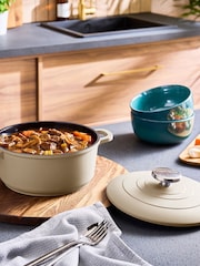 Morphy Richards Cream Aluminium Casserole & Saute Bundle - Image 2 of 6