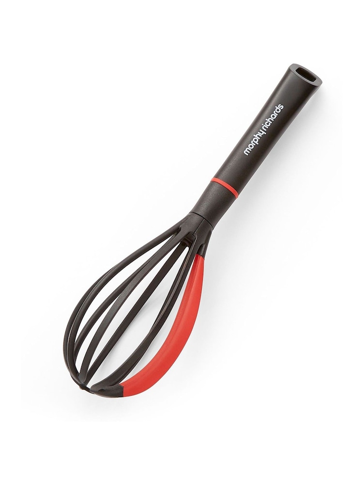 Morphy Richards Black/Red Whisk and Solid Spoons Set - Image 5 of 5