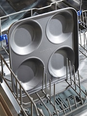 Morphy Richards Silver/Grey 4 Cup Yorkshire Pudding Tray Set - Image 4 of 6