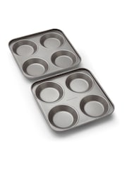 Morphy Richards Silver/Grey 4 Cup Yorkshire Pudding Tray Set - Image 6 of 6