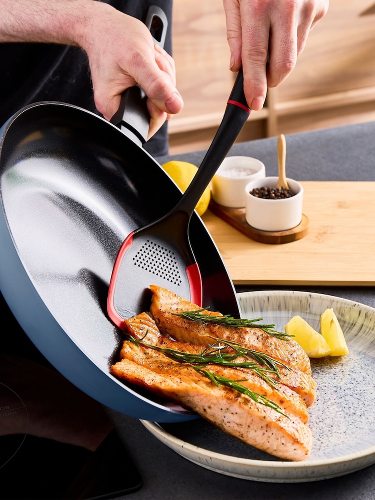 Morphy Richards Blue Aluminium Frying Pan Bundle - Image 5 of 5 Morphy Richards Blue Aluminium Frying Pan Bundle - Image 5 of 5