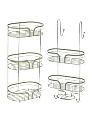 Showerdrape Dante Floor and 2 Tier Shower Caddy Set - Imagen 3 de 5