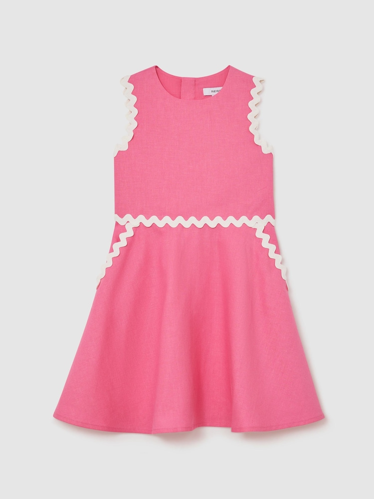 Reiss Pink Blake 3-9 yrs Dress - Image 1 of 3