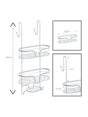 Showerdrape Dante Floor and 2 Tier Shower Caddy Set - Imagen 5 de 5