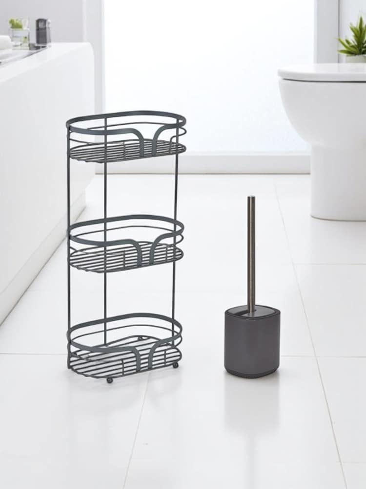 Showerdrape Dante Floor Caddy and Toilet Brush Set - Imagen 1 de 5