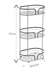 Showerdrape Dante Floor Caddy and Toilet Brush Set - Imagen 4 de 5