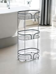Showerdrape Dante Floor and 2 Tier Shower Caddy Set - Imagen 1 de 5