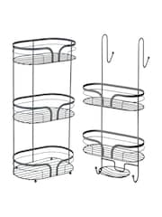 Showerdrape Dante Floor and 2 Tier Shower Caddy Set - Imagen 3 de 5