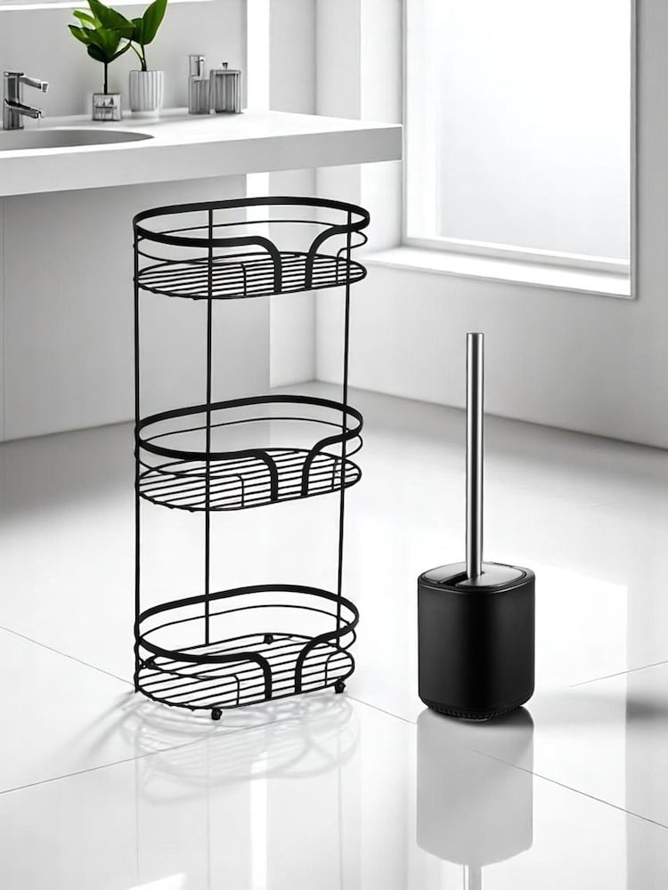 Showerdrape Dante Floor Caddy and Toilet Brush Set - Imagen 1 de 5