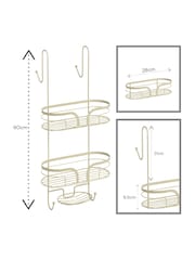 Showerdrape Beige Dante Hanging Shower Caddy - Image 3 of 3