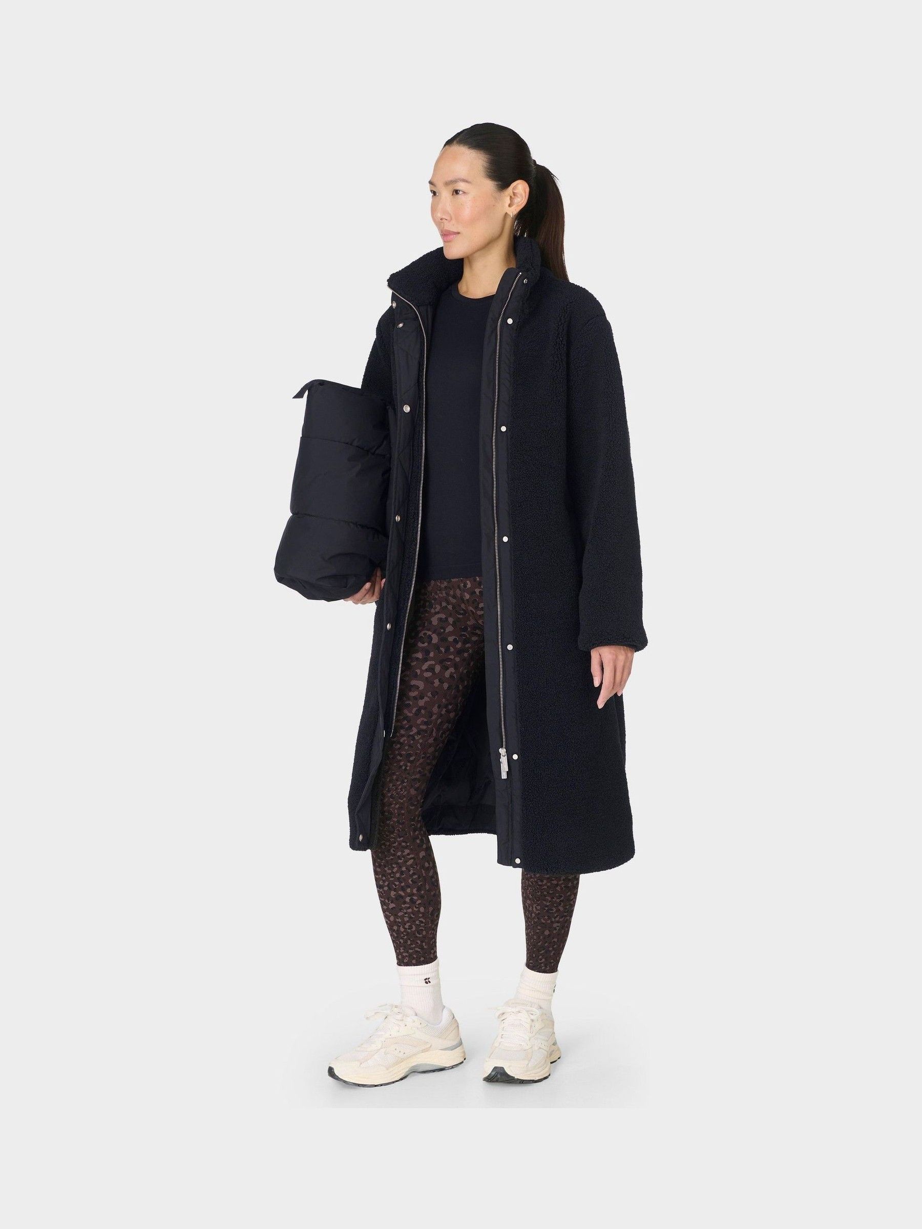 Buy Sweaty Betty Black Navigate Fashion Texture Coat from Next USA