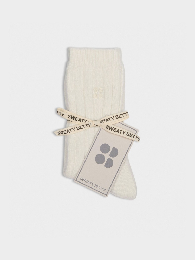 Sweaty Betty White Lounge Socks - Image 2 of 3 Sweaty Betty White Lounge Socks - Image 2 of 3