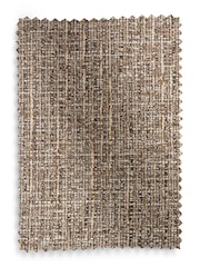 Tailored Boucle Weave Mid Natural Left Hand Corner Dining Table and Bench Set - Image 5 of 5