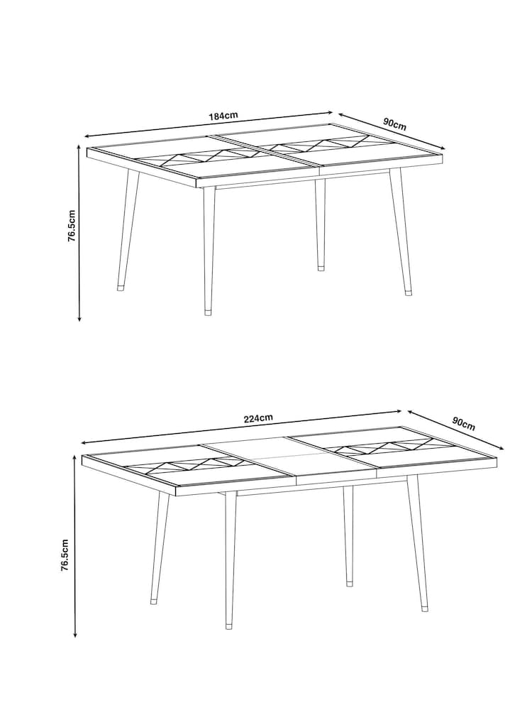 Natural Lloyd 6 to 10 Seater Extending Dining Table - Image 4 of 4