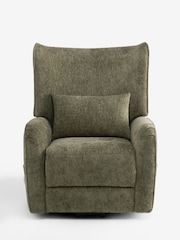 Cotswold Chenille Dark Green Pendry Recliner Chair - Image 10 of 14