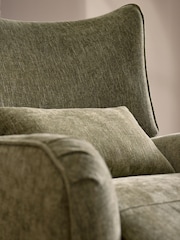 Cotswold Chenille Dark Green Pendry Recliner Chair - Image 7 of 14